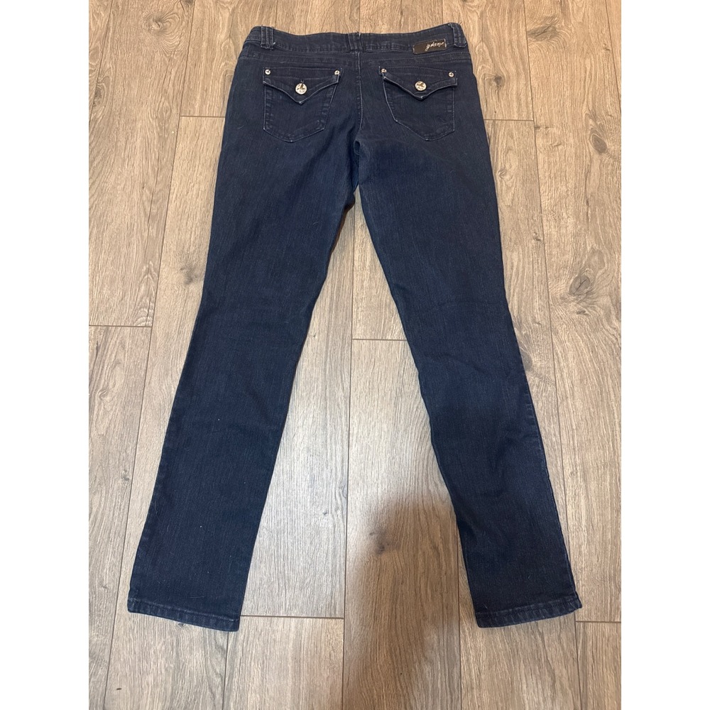 Grane Darcy Super Low Rise Skinny Jeans Dark Wash Denim Size 9 Junior‎ Womens - Picture 4 of 8